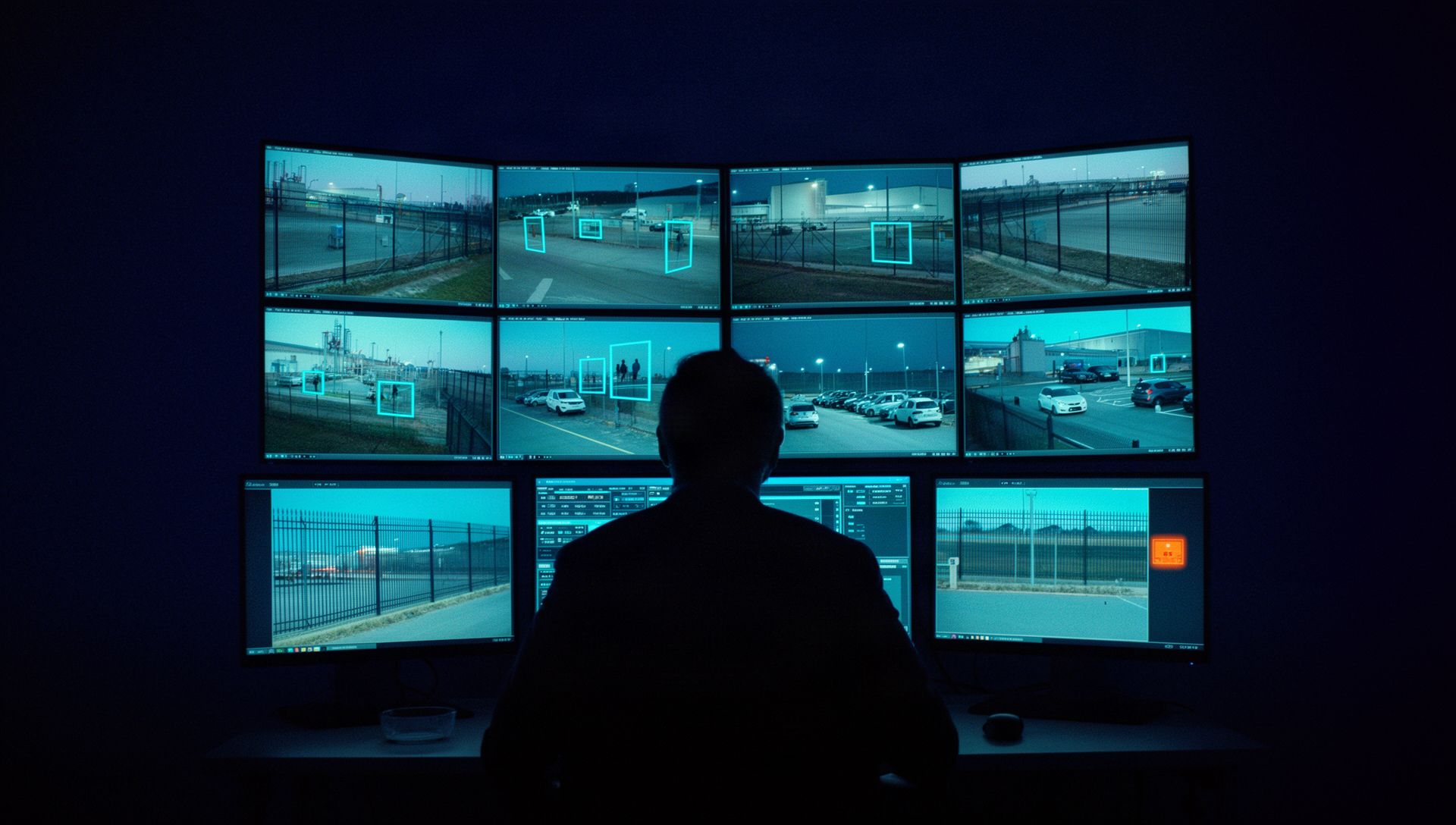 Salle de supervision vidéo
